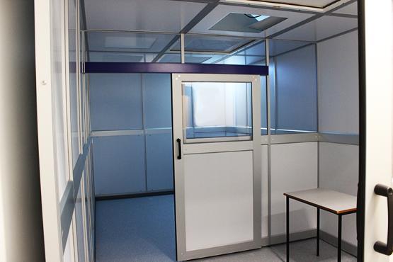 Interior of the cleanroom facility used for picosatellite hardware development